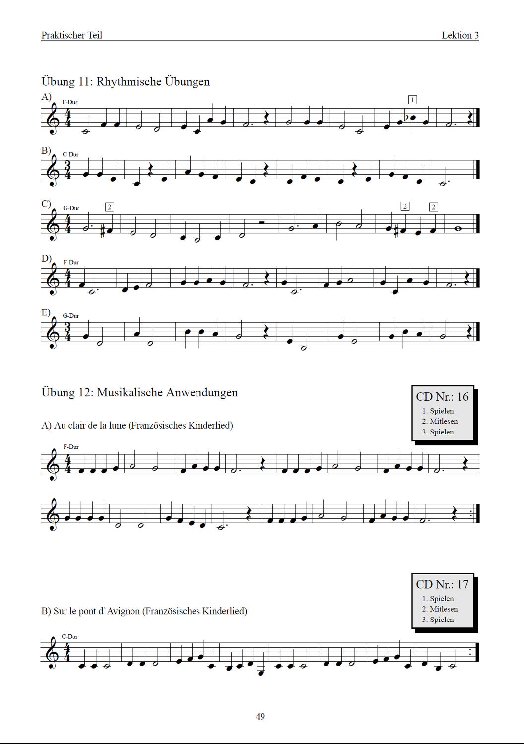 Trompete Lernen Band 1 (B-Notation)