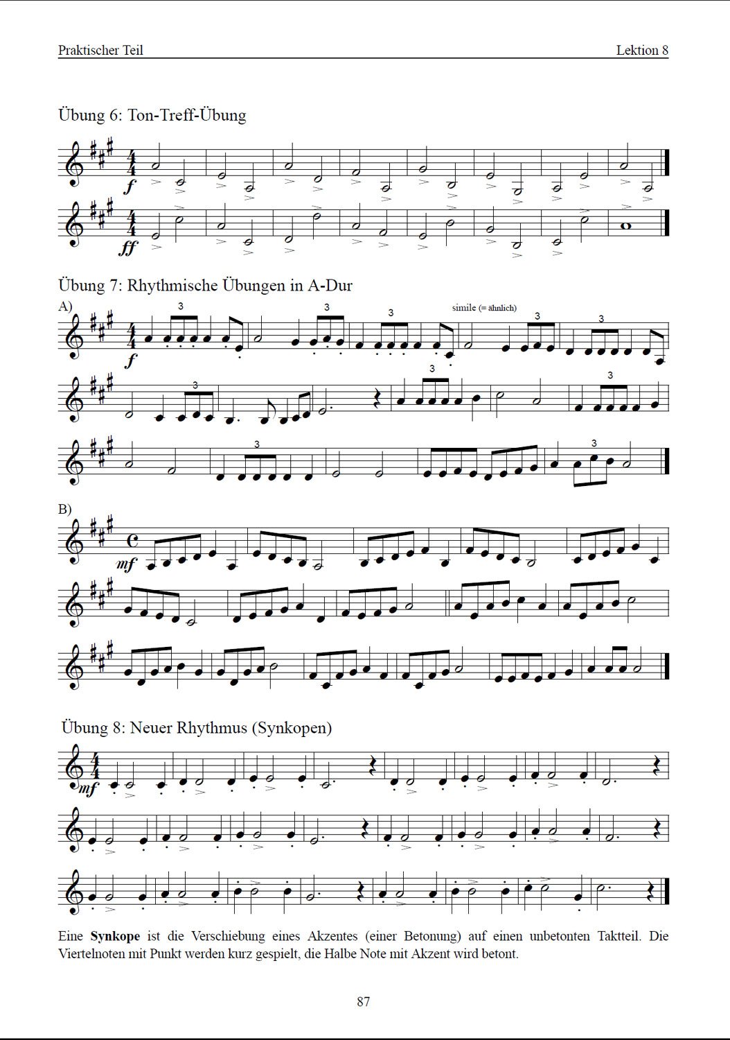 Trompete Lernen Band 1 (B-Notation)